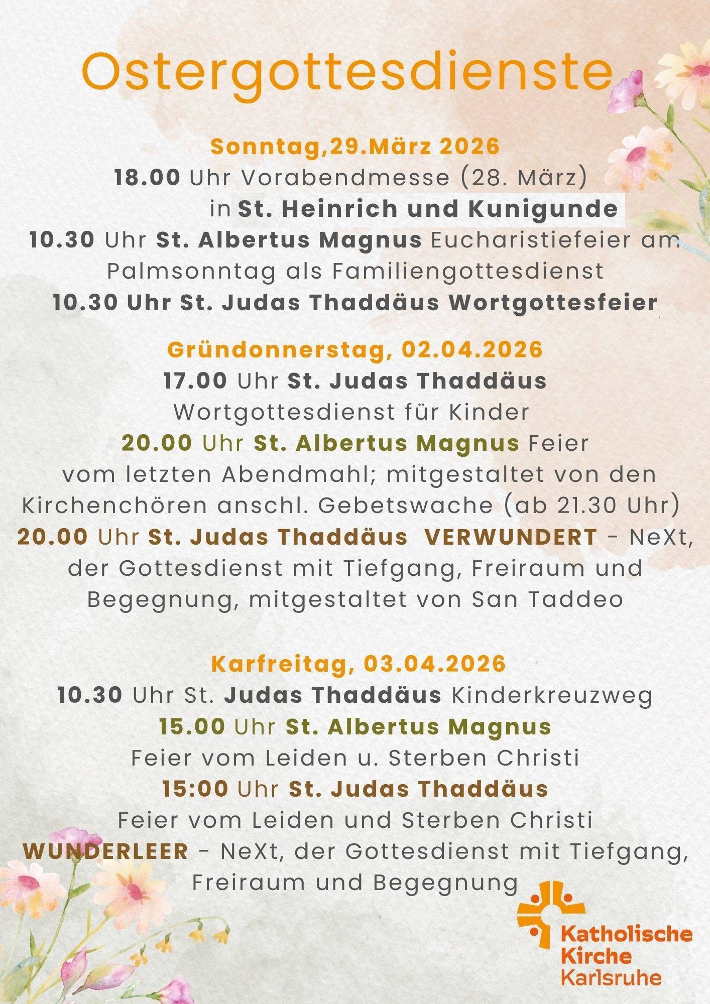 Quelle: Katholische Kirche Karlsruhe